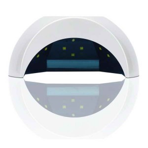 Лампа для ногтей с вентилятором T2, UV LED, 36 Ватт, компактная лама, сушит все, удобная в транспортировки, для путешествий, для работы на выезде