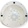 Lampe à ongles avec ventilateur blanc F4S blanc, LED UV, 48W-3114-Comax-Lampes à ongles