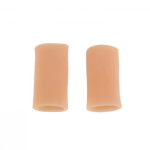 Silicone Dedo Aberto, gel, nu, 15 x 50mm Dedo Protetor, Par, 2Pcs