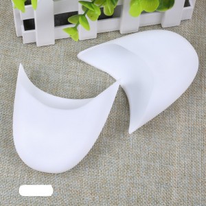 White Silicone five-finger pad, toe protection