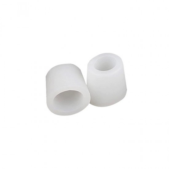Yema del dedo del silicón, abierto (s) 10mm, tapas protectoras De gel. Blanco-3355-05-Foot care-Todo para la manicura
