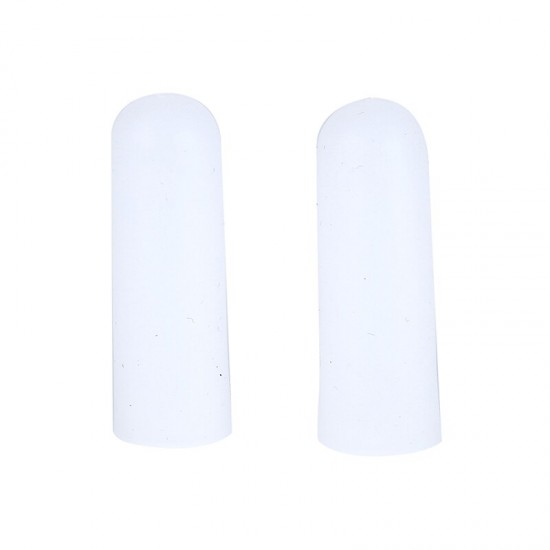 Bout de doigt en silicone fermé, Blanc, paire, 2 pcs, 15x40 mm, Capuchons de protection en gel, Protection des doigts-P-05-06-09-Foot care-Tout pour la manucure