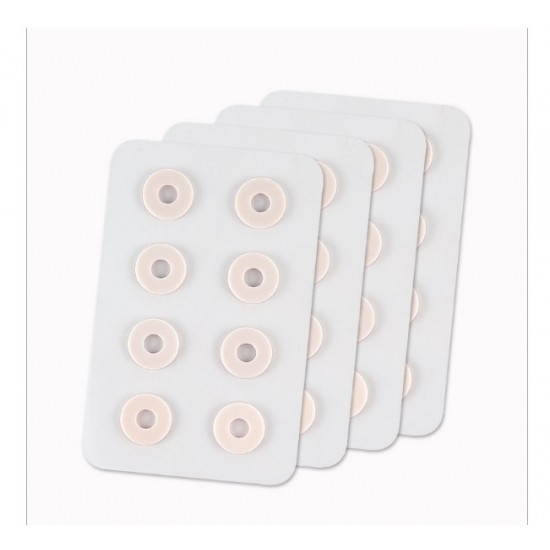 Almohadillas protectoras-tazas de silicona. Forro amortiguador. Anillo de yeso rosa # 5-8 piezas-3346-13-8-Foot care-Todo para manicura.