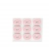 Almohadillas protectoras-tazas de silicona. Forro amortiguador. Anillo de yeso rosa # 6 - 9 piezas-P-45-Foot care-Todo para la manicura