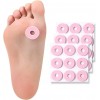 Almofadas protetoras-canecas de silicone. Forro absorvente de choque. Anel de remendo rosa #7-9 peças-P-46-Foot care-Tudo para manicure