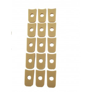 Almohadillas protectoras-tazas de silicona. Forro amortiguador. Anillo de yeso # 4-15 piezas