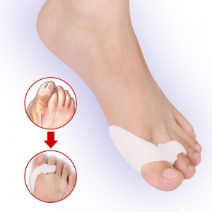 Bursoprotector para dos dedos de los pies con tabique  y anillo adicional