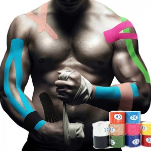 Sports elastic self-adhesive bandages, Kinesio tapes, muscle patch, muscle stickers, sports bandages, Kinesiology Tape