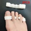 Corrector separador de cinco dedos de silicona médica con anillos de bloqueo en el pulgar y el dedo meñique-P-18-05-Foot care-Todo para la manicura