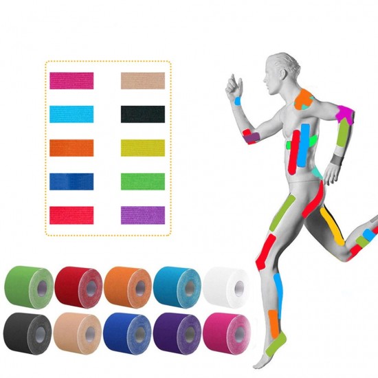 Sport Elastische zelfklevende Bandages, Kinesio Tapes, Spierpatch, Spierstickers, Sportverband, kinesiologische Tape-3130-02-Foot care-Alles voor manicure