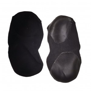 Black cotton socks, anti-crack and heel protection Socks, Soft elastic silicone moisturizing foot care socks