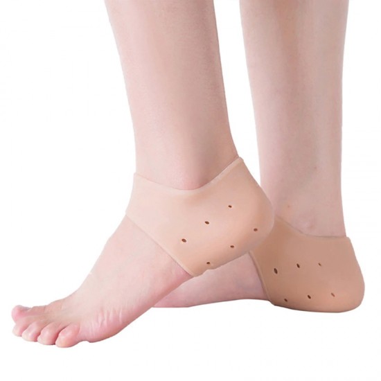Black Silicone half-toe on the heel of the foot, with perforation, moisturizing and protection, 41883, Subology,  Health and beauty. All for beauty salons,All for a manicure ,Subology, buy with worldwide shipping