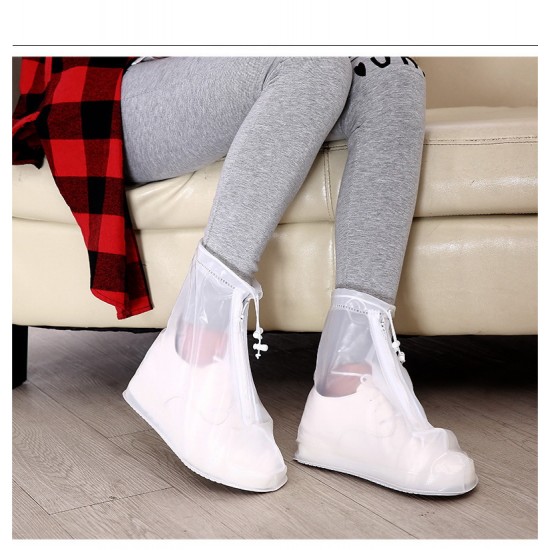 Couvre-chaussures de pluie imperméables taille XXL blanc taille 43-44-P-23-06-Foot care-Tout pour la manucure