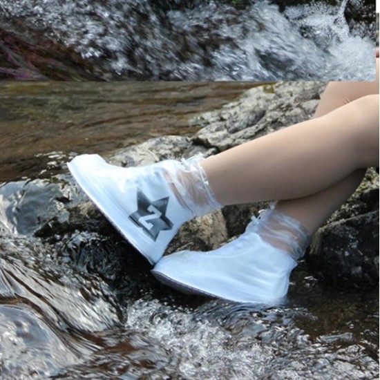 Couvre-bottes de pluie imperméables taille XXXL blanc taille 45-46-P-23-07-Foot care-Tout pour la manucure