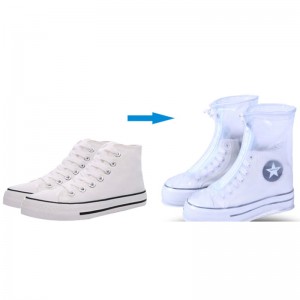 Водонепроницаемые чехлы на обувь от дождя размер M белый 36-37 размер