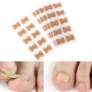 Self-adhesive patch with a plate for correction of ingrown nails, sticker, 10 PCs, nail retainer