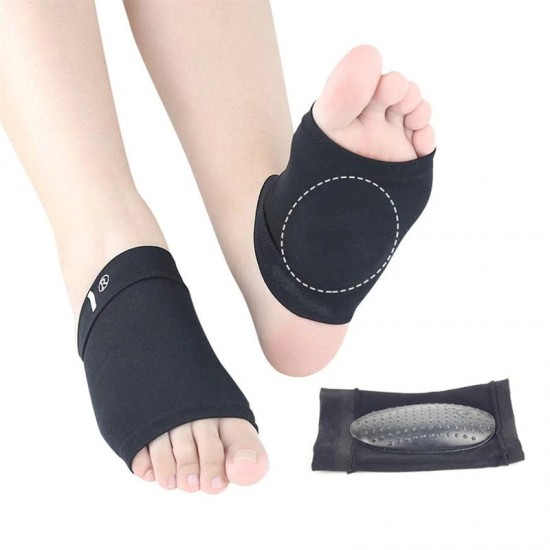 Black Nylon half-toe with insert for the longitudinal arch of the foot, plantar fasciitis, Plantar fasciitis, plantar fasciosis, 3676, Subology,  Health and beauty. All for beauty salons,All for a manicure ,Subology, buy with worldwide shipping