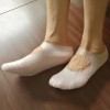 Biała silikonowa antypoślizgowa skarpeta na całą stopę, nawilżająca i chroniąca stopę, oddychająca-3676-18-06-Foot care-Wszystko do manicure