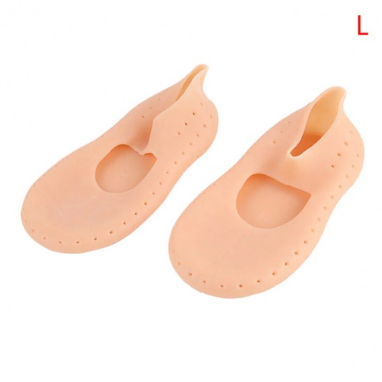 Silicone branco não-slip Toe em todo o pé, hidratação e proteção do pé, respirável-3676-18-06-Foot care-Tudo para manicure