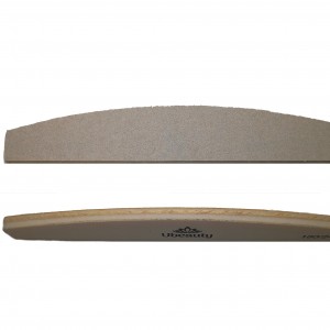 Ubeauty vijl-buff op een houten basis met een dikke polyurethaan rug 180/240 Gritt, vijl 2in1, zacht