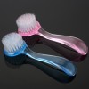 Escova de unhas redonda com cabo e tampa de plástico, alinhavo, cerdas duras, cor aleatória, azul, rosa-6731-Китай-Tudo para manicure
