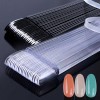 Nail tips mindal clear, on a ring of 50 pieces, for design, palette, for varnishes, gel varnishes, oval, 3777-TD-01, Tips,  All for a manicure,Supplies ,  buy with worldwide shipping