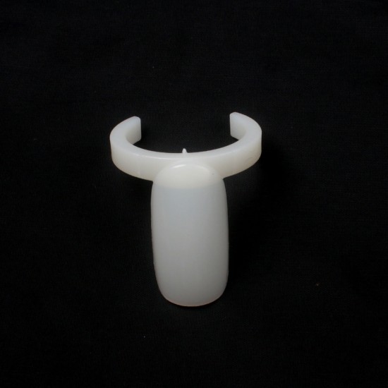 Puntas con aro, blancas, lechosas, para esmalte en gel, para diseño, para tubo, display, para muestras-3423-Ubeauty Decor-Consejos, formas para uñas.