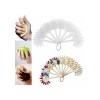 Paleta de manzanilla, tallo, puntas, anillo, blanco, lechoso, 12 diseños, 10 piezas, 1 paquete, para muestras, para pintar, para diseño, para uñas, manicura-3424-Ubeauty Decor-Consejos, formas para uñas.