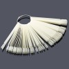 Tips white, 50 pieces on the ring, fan, 10 cm, 3420-TD-01, Tips,  All for a manicure,Supplies ,  buy with worldwide shipping