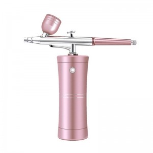 Dual Action Airbrush met 900 mAh batterij, opladen via USB, luchtcompressor, 0,3 mm mondstuk