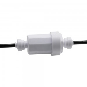 Microfilter 120 micron for 1/4" tube 6.25 mm, quick mount, white