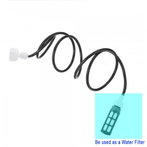Submersible filter 100 micron for 1/4 inch tube 6.25 mm, quick installation