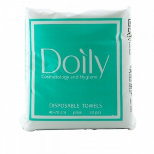 Pedicure towels in a pack Doily 40cm x 70cm (50pcs / pack) 40g/m2