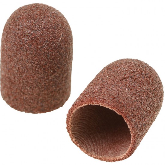 Tapa de arena para pedicura, diámetro 10 mm, 10 x 19 mm, abrasividad grano 150, dureza media, media-3270-Ubeauty-Todo para la manicura