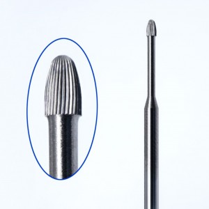 Cutter carbide metal for gentle cuticle removal