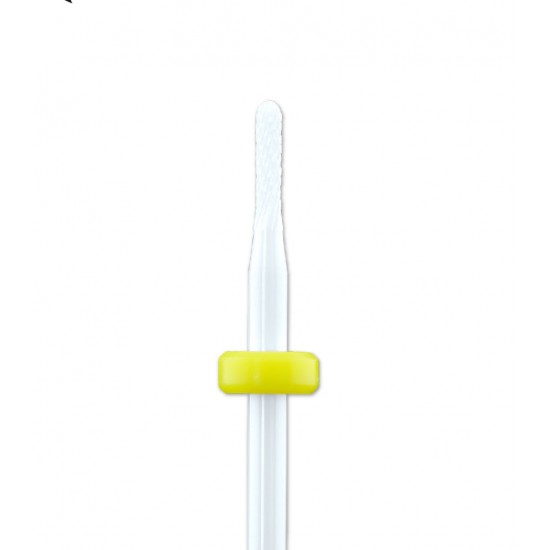 mondstuk keramiek ronde naald geel, veiligheid, voor zijrollers-3302-Ubeauty-Tips voor manicure