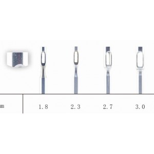 Порожниста насадка з зубчиками для обробки стрижневих мозолів і омозолелостей, 2.7 мм