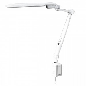  Sobremesa LED con pinza blanca 10W ZL 5008-A Garza plegable blanca 10w 3000/4500/6500K potencia regulable