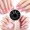 Formas superiores para construir unhas compridas em forma de amêndoa 10 tamanhos, 100 peças para acrigel, para polygel-3223-Ubeauty-Tudo para manicure