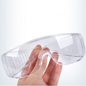 Bril, oogbescherming, heldere lens, anti-stof, anti-drop, chemisch, anti-UV, anti-condens