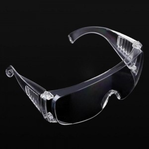 Safety glasses, anti-chemical splashes, economical, transparent lenses, eye protection, against chemicals, smoke, dust