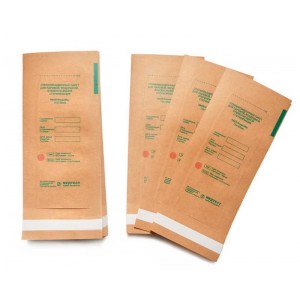  Sachets kraft 75x150 mm, 100 pièces, Medtest, SteriMag, pour stérilisation