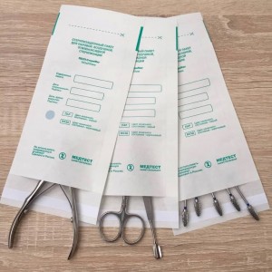 Kraft bags white, 100x200, Medtest, Sterimag, with indicator, packaging, 100 PCs, for sterilization, universal