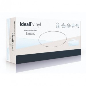 Перчатки винил без пудры Nitrylex® Ideall Vinyl XL 50 пар 100 шт Mercator Medical 