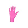 Handschoenen Nitrylex® Collagen, Hot Pink, M, 100 stuks, 50 paar, nitril, niet-steriel, beschermend, onderzoek, voor meesters, huidbescherming-6118-Mercator Medical-Verbrauchsmaterial