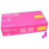Luvas Nitrylex® Collagen, Hot Pink, XS, 100 pçs, 50 pares, nitrilo, não estéril, proteção, exame, para mestres, proteção da pele-6119-Mercator Medical-Consumíveis