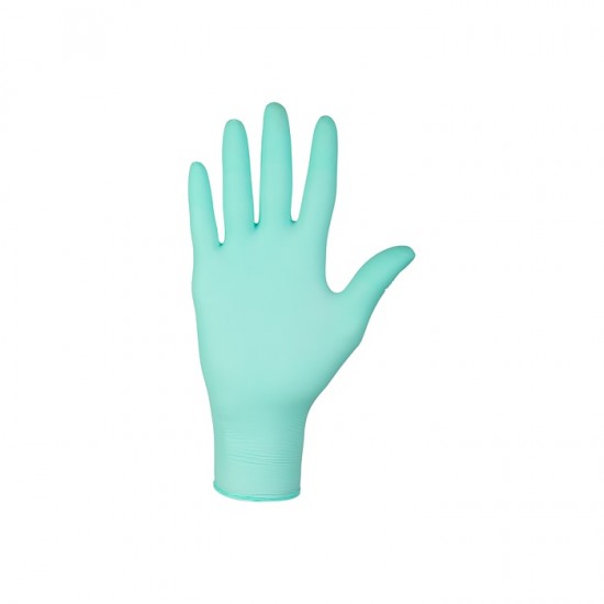 Rękawiczki Nitrylex® Green, Green, S, 100 szt., 50 par, nitrylowe, niejałowe, ochronne, egzaminacyjne, dla majsterkowiczów, ochrona skóry-6115-Mercator Medical-Materiały eksploatacyjne