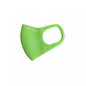 Máscara reutilizável Ulka pitta simples, verde claro #9, ORIGINAL