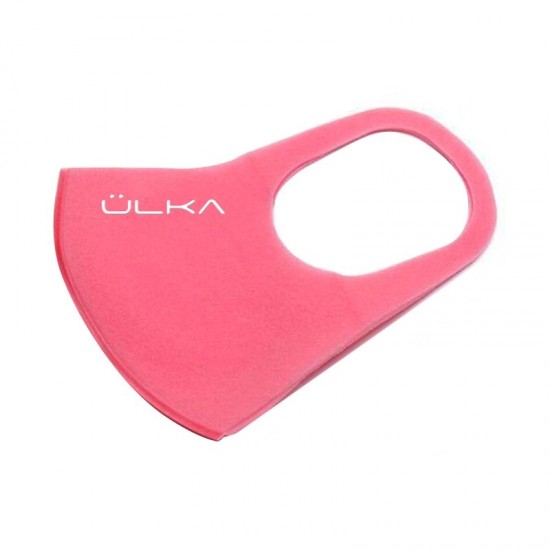 Ulka Reusable Pitta Mask, Ulka, plain, pink