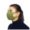 Многоразовая защитная угольная маска ULKA, хаки, эффективно отводит влагу сохраняя легкость дыхания